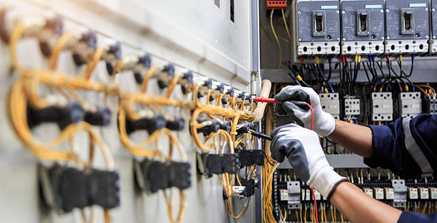 Professional Electrician technician working in Cortland West, NY